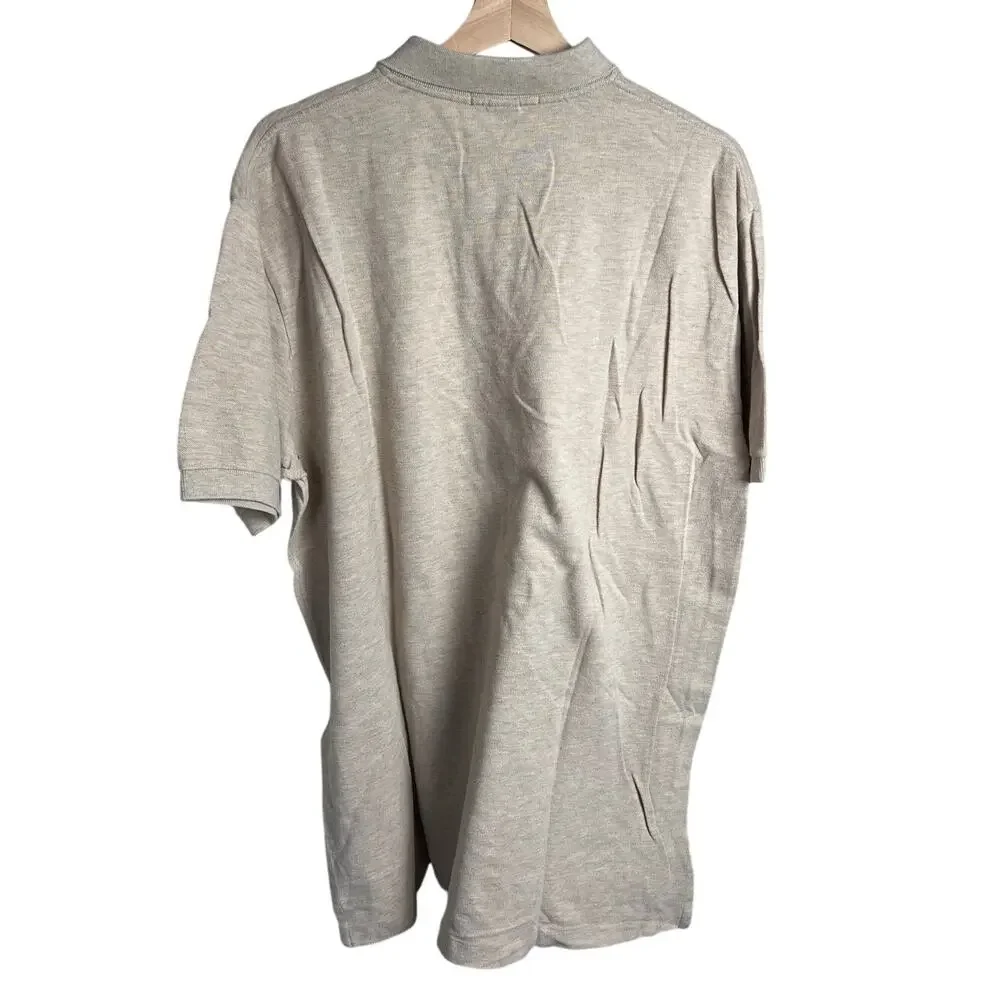 Polo Ralph Lauren XL 100% Cotton Short Sleeve Cream